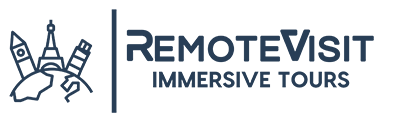 RemoteVisit - Blue-on-transparent